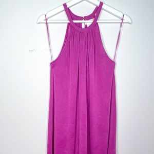 Halter top magenta dress - Size XS